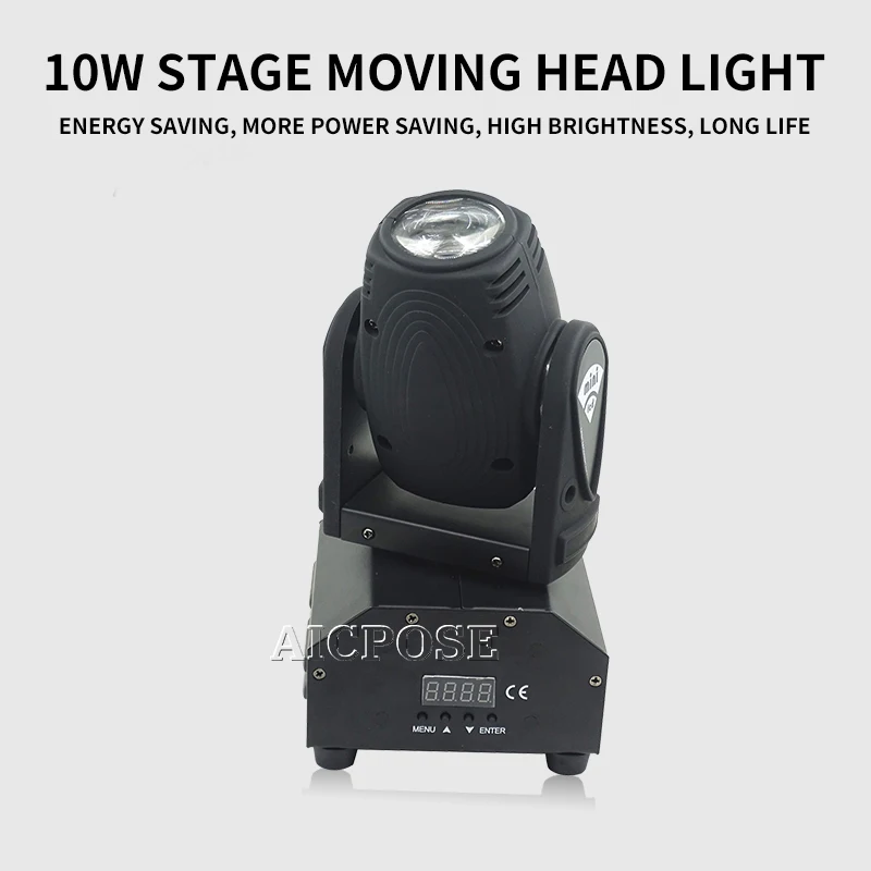 Мини светодиодный точечный луч движущаяся голова 10Вт кзсв 4IN1 светильник ing