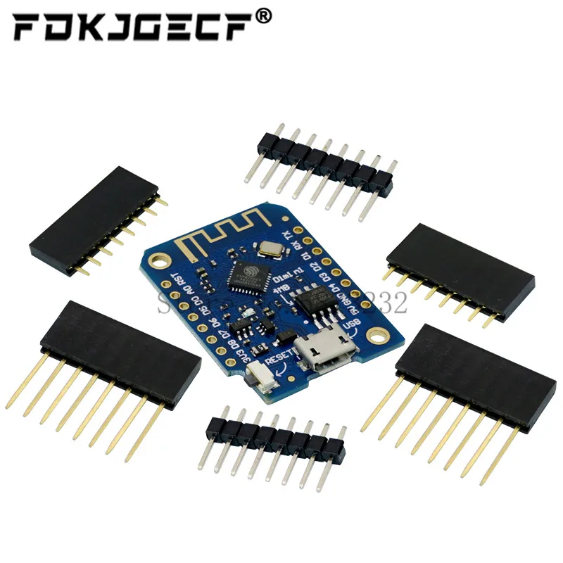 Плата Wemos D1 Mini V3.0.0 для разработки Интернета вещей, на базе ESP8266 CH340 CH340G, 4 МБ, для микропроцессора Arduino Nodemcu V2