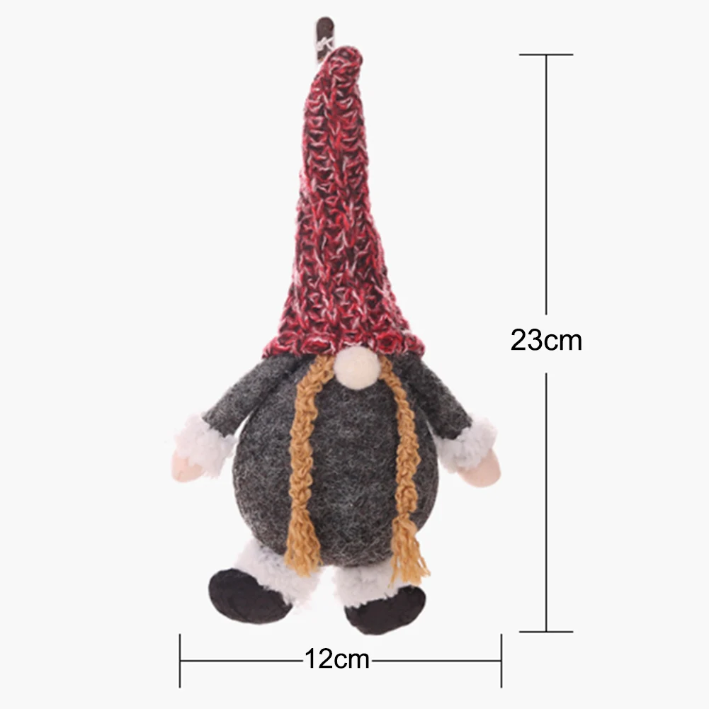 Гном карликовая искусственная плюшевая игрушка подвесная подвеска