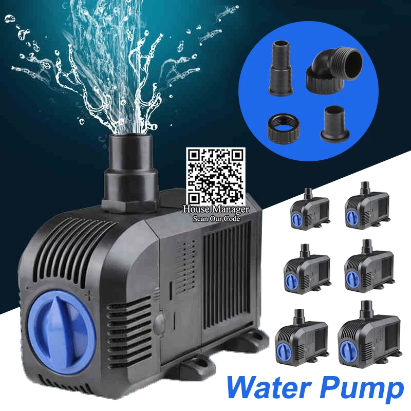 80 Вт 100 фонтанный водяной насос погружной для рыбного пруда садовый rockery водный