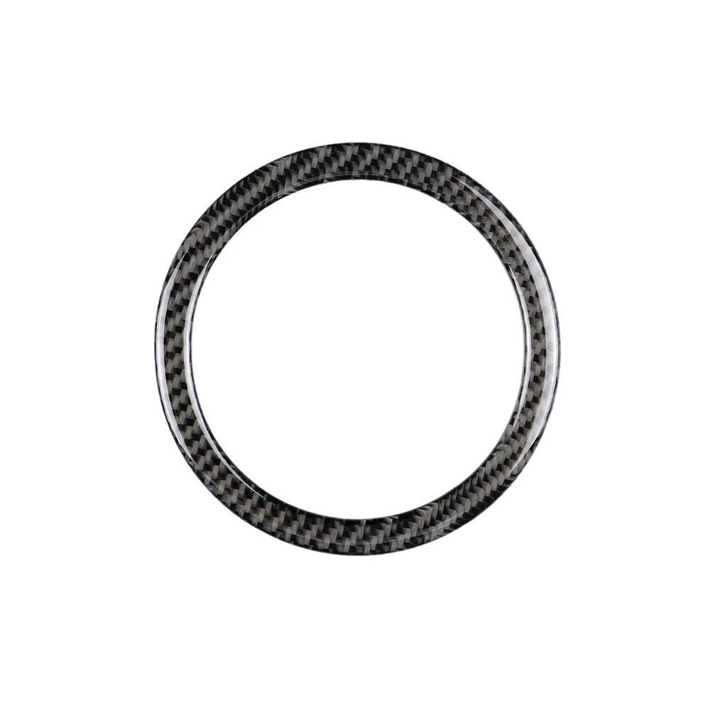 Tefanball Carbon Fiber Car Steering Wheel Stickers Cover Trim For Mini Cooper R55 R56 Countryman R60 Paceman R61 Car Accessories - Название цвета: C 01