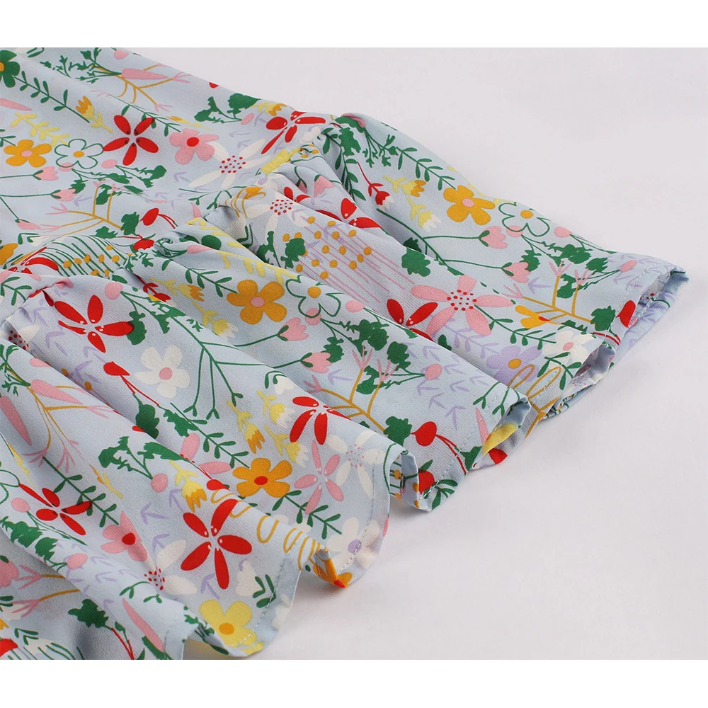 Женское винтажное платье без рукавов SISHION V-образный вырез однобортное летнее