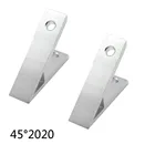 2 шт. 45 градусов 2020 20x20 угловой кронштейн Соединительный шарнир для 2020 серии алюминиевый профиль