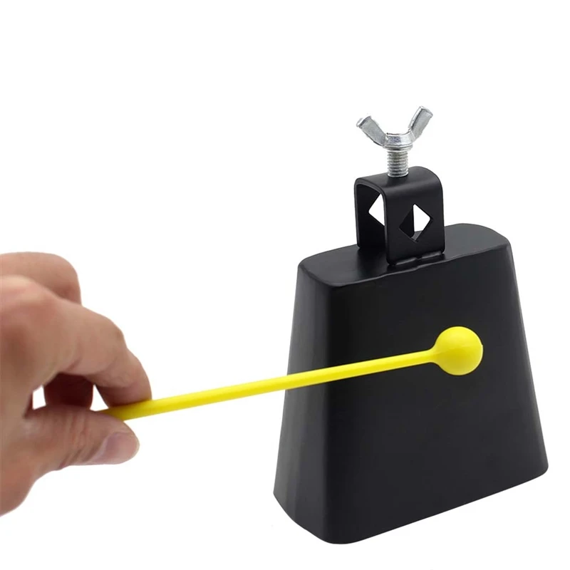 

Черный металлический ударный барабан без отверстий, ударный набор, аксессуары для ударных инструментов