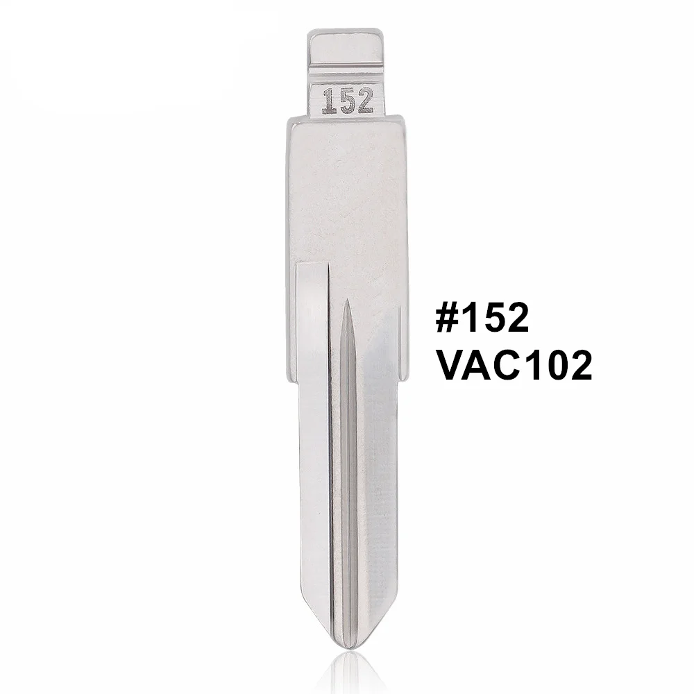 

Universal Remote Key Blade VAC102 #152 Uncut Flip Blank For Renault Megan Dacia Clio Duster for JMD VVDI KEYDIY KD Xhorse