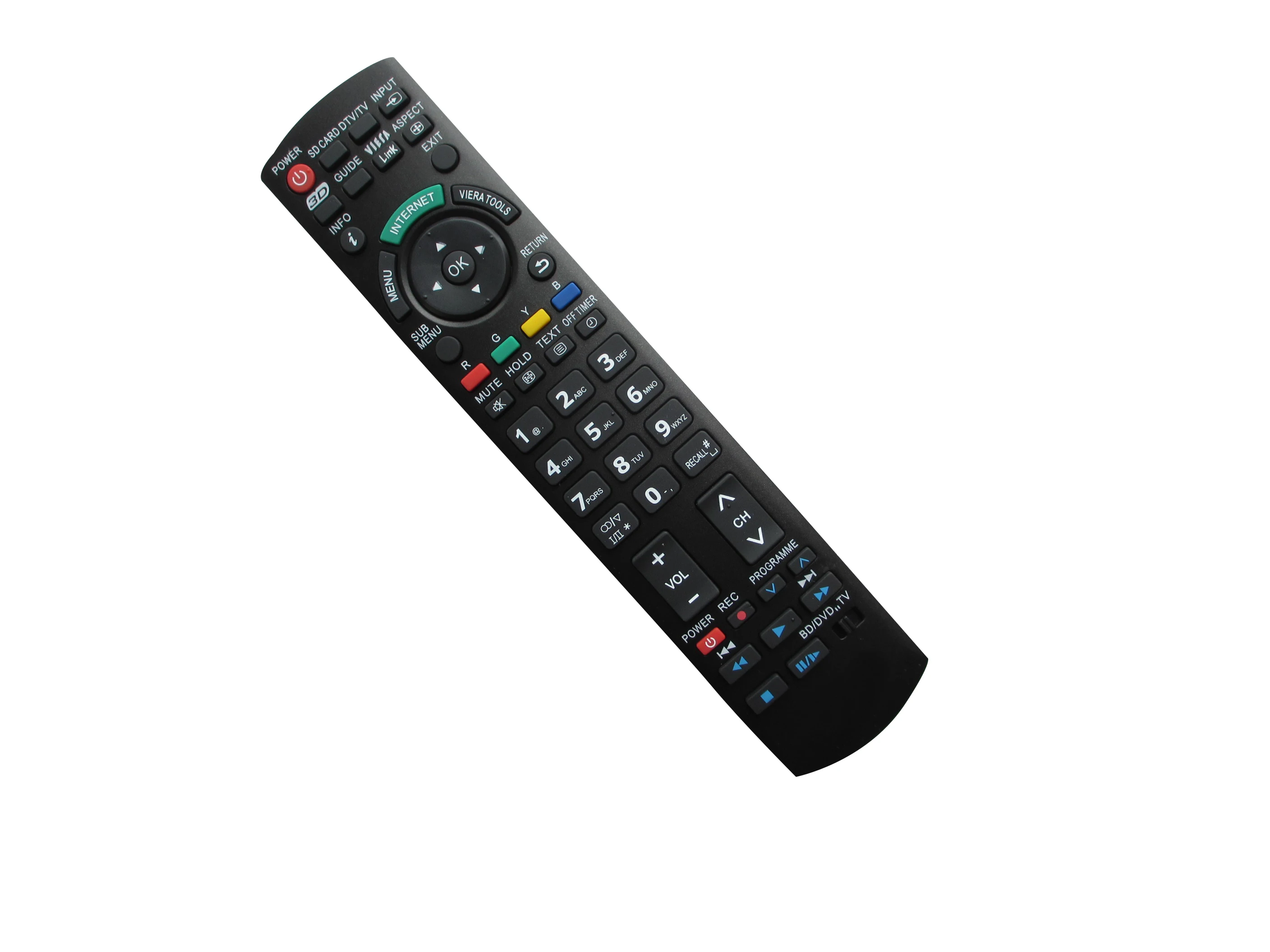 Пульт дистанционного управления для Panasonic N2QAYB000485 TC-32LX24 TC-42LD24 TC-42LS24 TC-42PX24 TC-L37U22 TC-L42D2 LCD HDTV TV