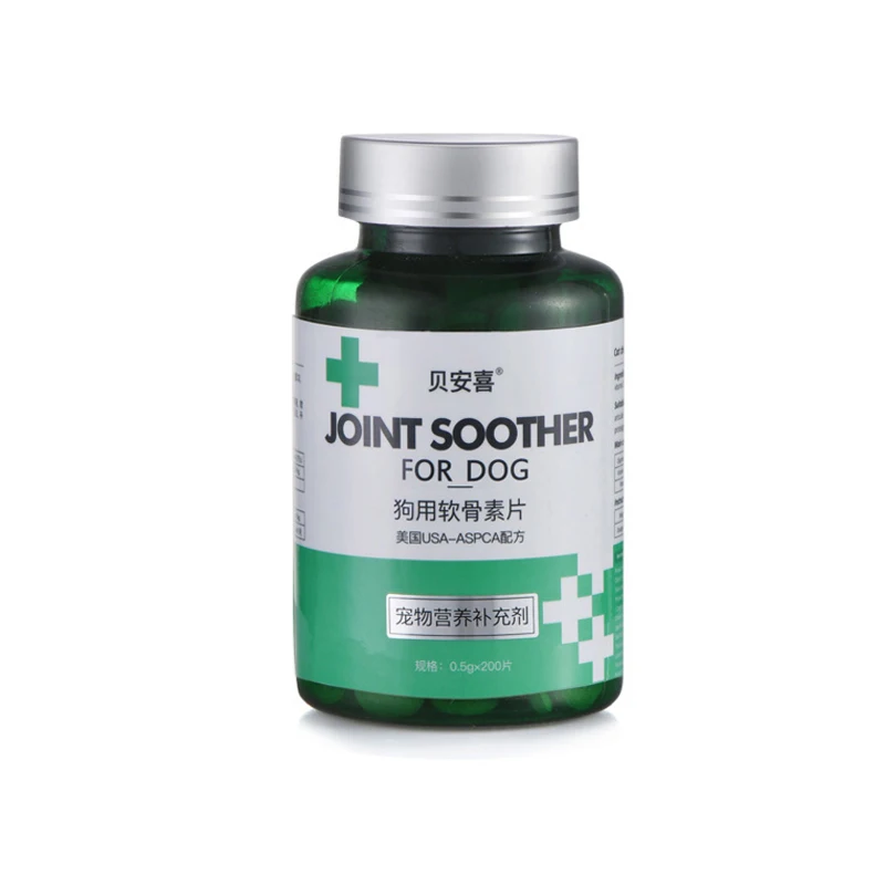 

Pet Dog Joint Shu Dog Puppies Medium and Large Dogs Old Dogs Supplement Chondroitin Pet Health Products 200 Tablets