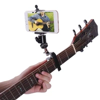 professional guitar phone head clip holder music singing song live broadcast guitar support mount stand instrument parts