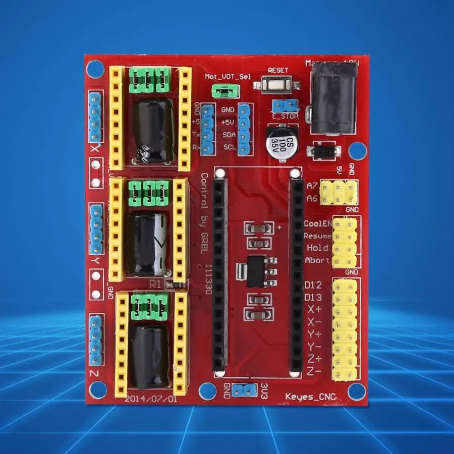 Гравировальный станок комплект CNC Shield V3.0 плата расширения+ A4988 Драйвер шагового двигателя+ плата Nano 3,0 с usb-кабелем