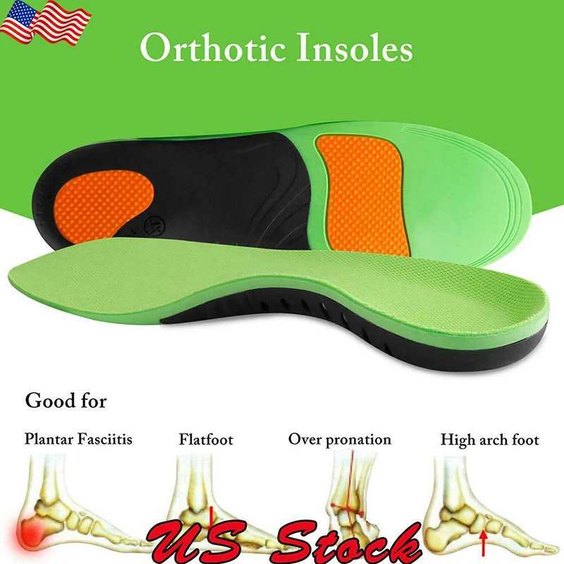 Ортопедические стельки подушечки для спортивного массажа гелевые высота стопы 4