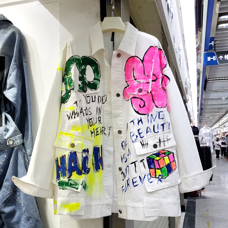 

Куртка женская джинсовая в стиле «бойфренд»