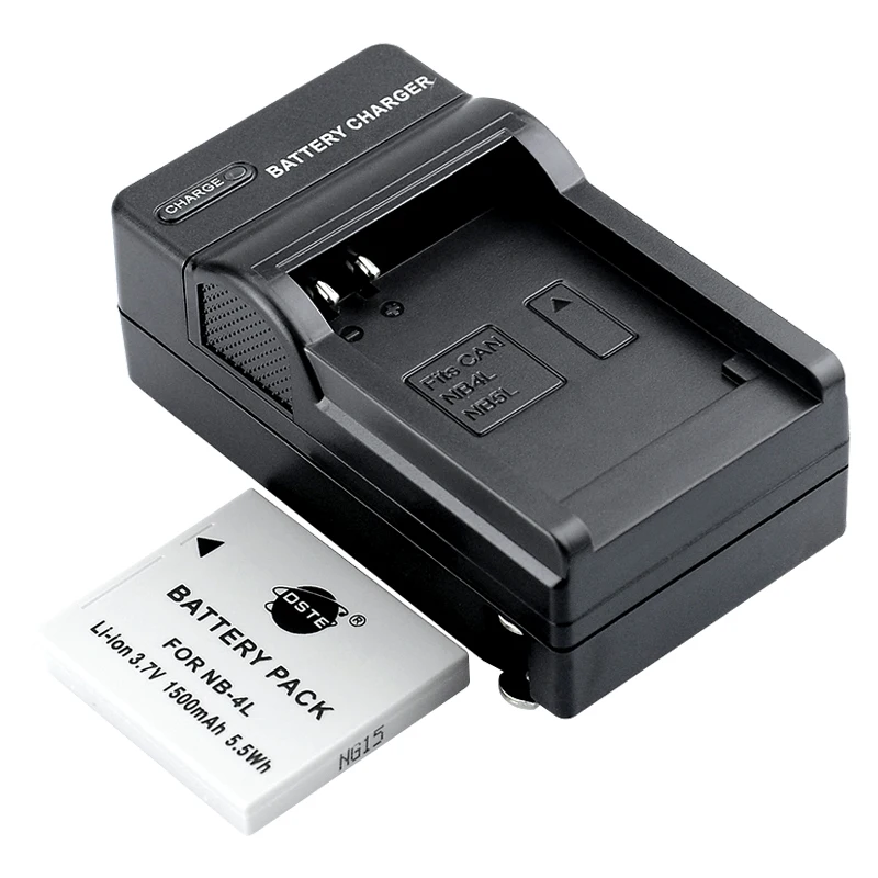 2 шт. 1500 мАч 3 7 V NB-4L DSTE NB4L Батарея Зарядное устройство для Canon IXUS 40 30 50 55 S5 WA60 TX1 DS4 SD960