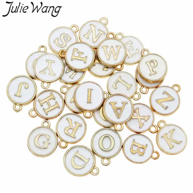 26 шт. Английский алфавит Julie Wang с эмалью|Шармы| |