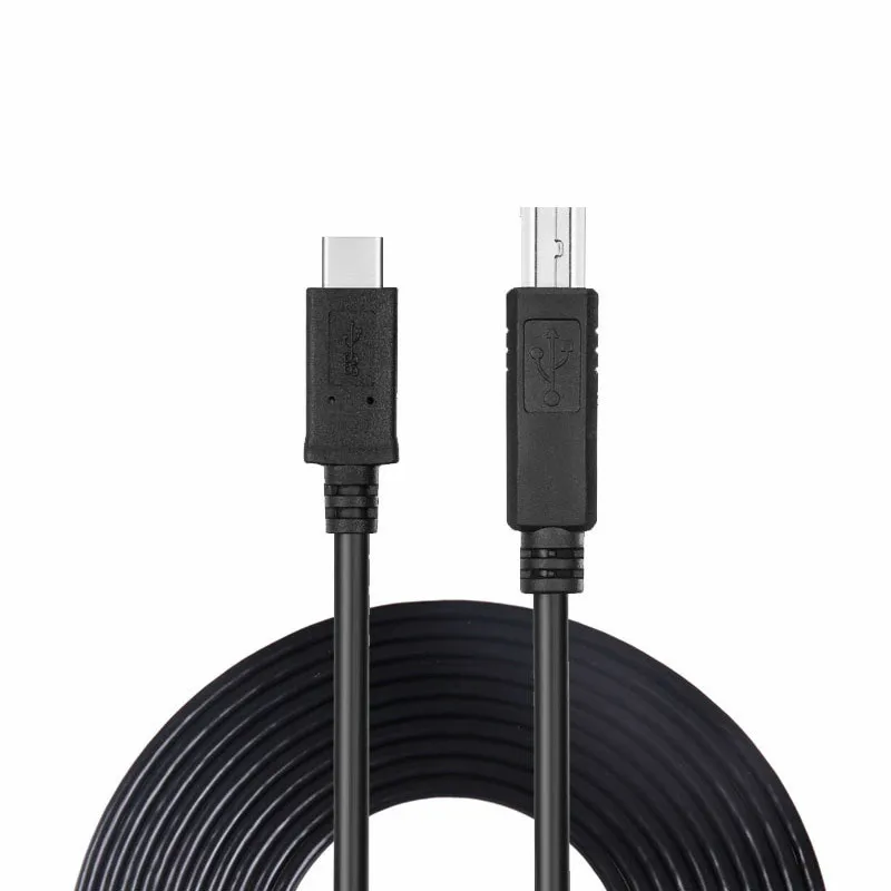 Кабель для передачи данных с разъемом USB 3 1 Type C 2 0 B мобильных телефонов ноутбуков