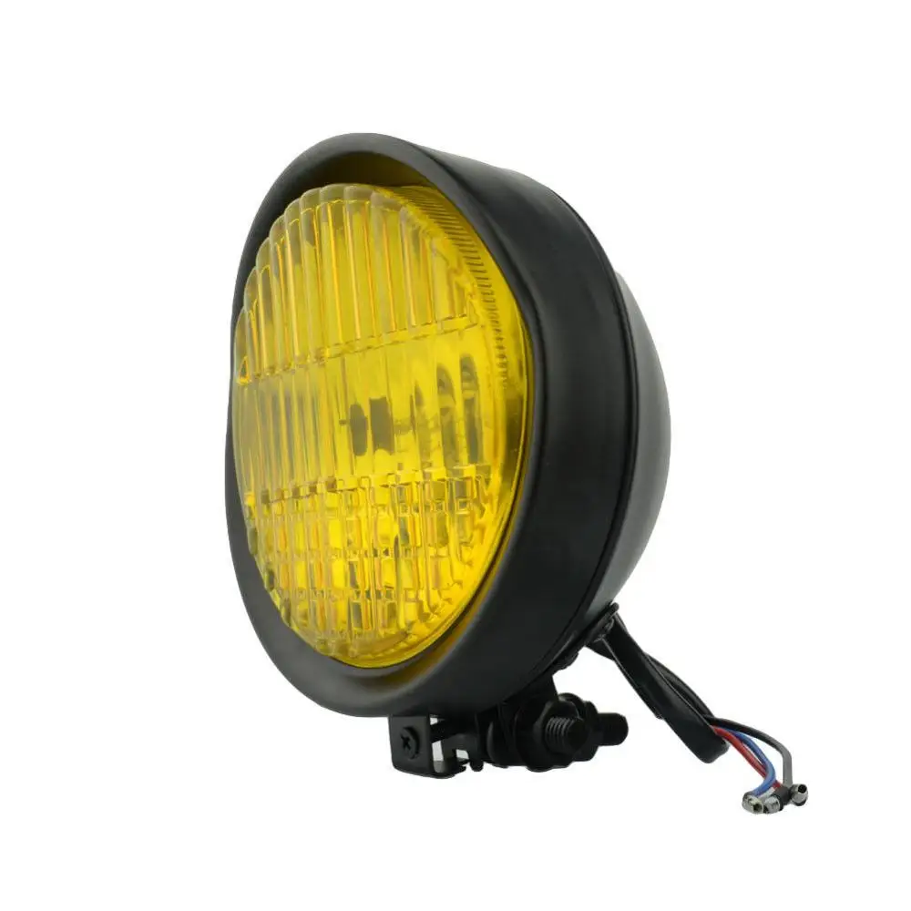 5 75 &quotдно крепление галогенная фара дальнего света для мотоцикла Harley Triumph BSA