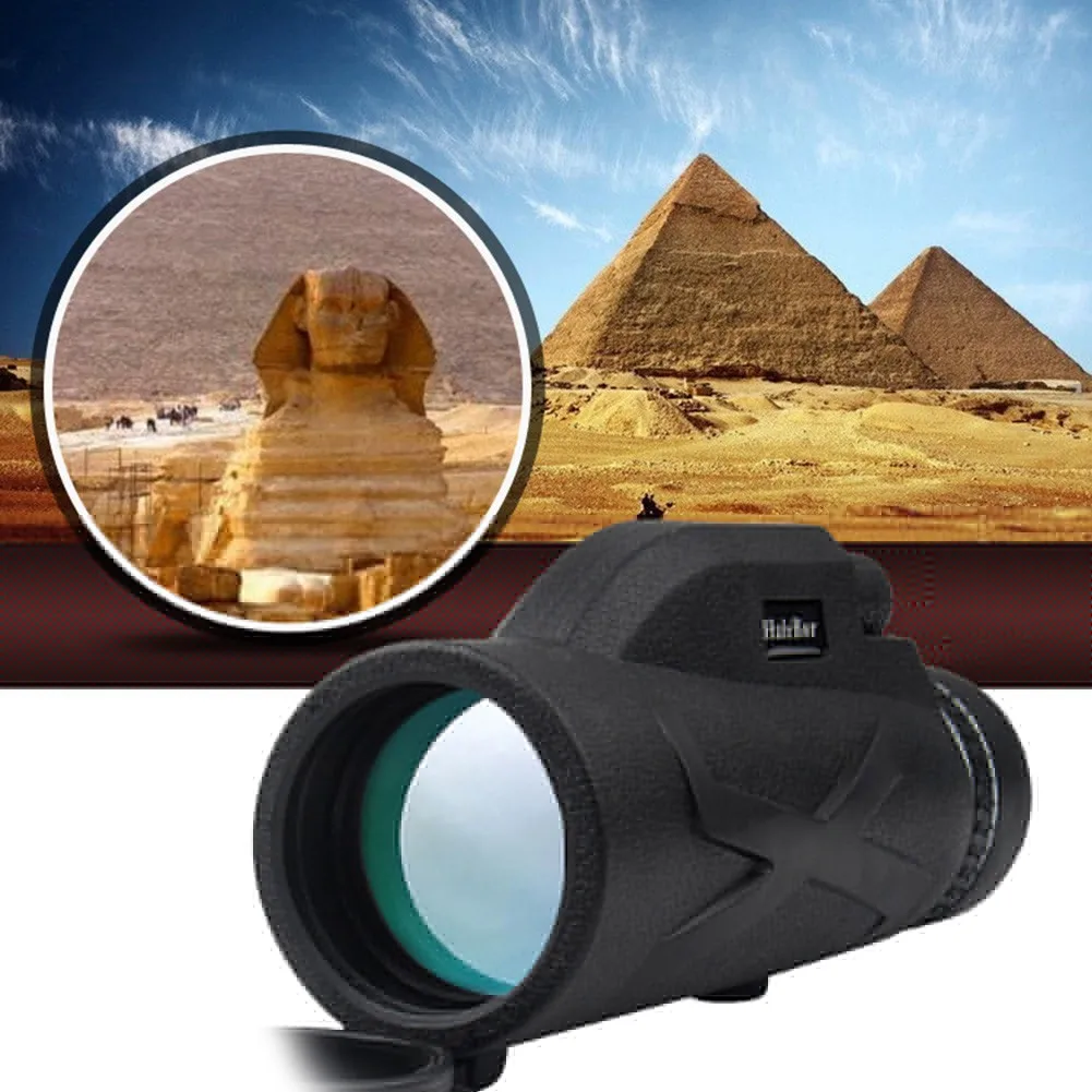 

80X100 HD Zoom Monocular Telescope Portable Outdoor Camping Telescope Phone Camera Starscope Hiking Hunting Tripod