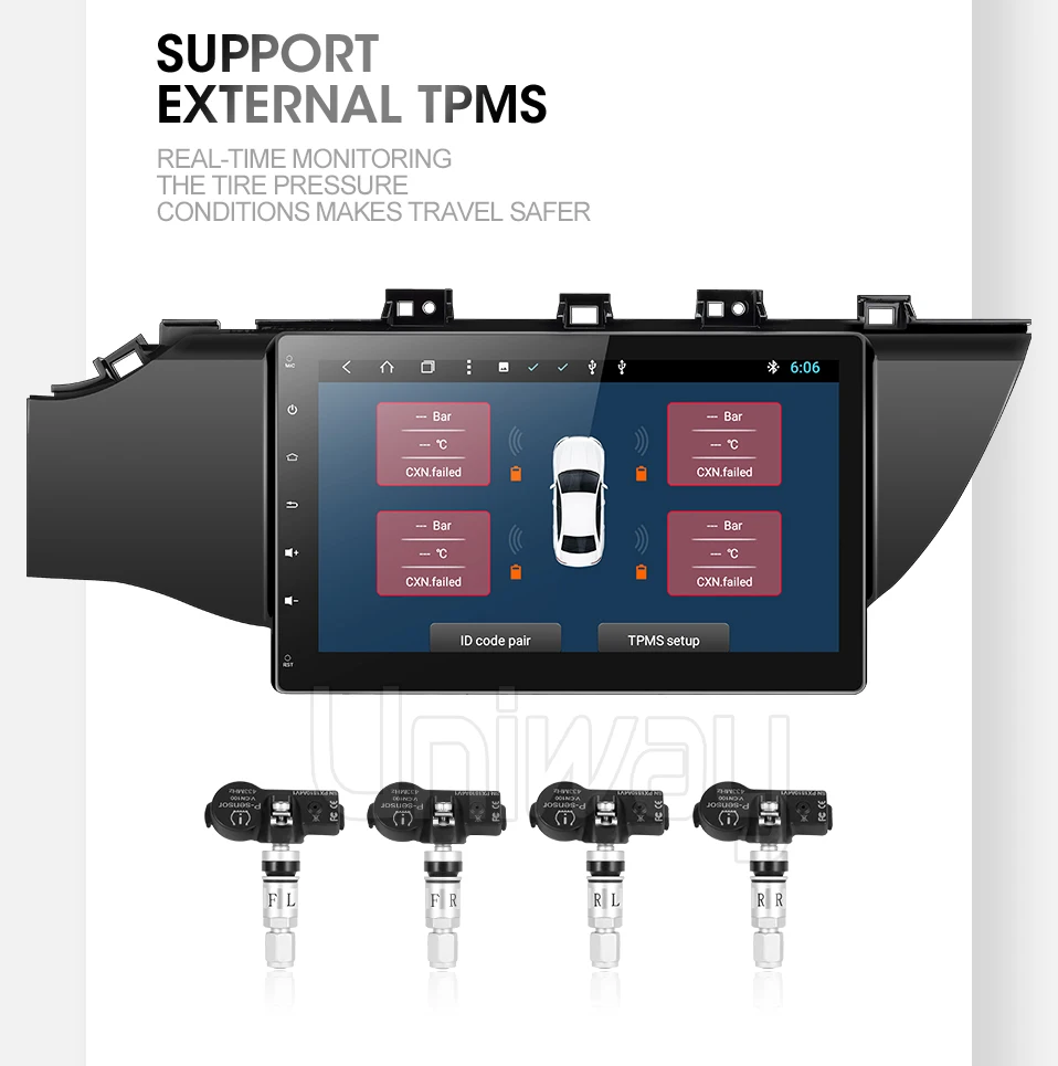 Uniway A17K21071 2G+ 3 2G DSP android 9,0 автомобильный dvd для kia k2 rio мультимедийный автомобильный Радио gps навигация стерео плеер
