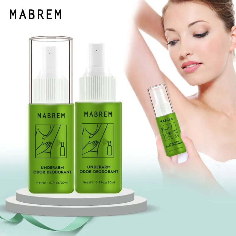 

2PCS MABREM Body Odor Sweat Deodor Perfume Spray For Man and Woman Removes Armpit Odor and Sweaty Lasting Aroma Skin Care Spray