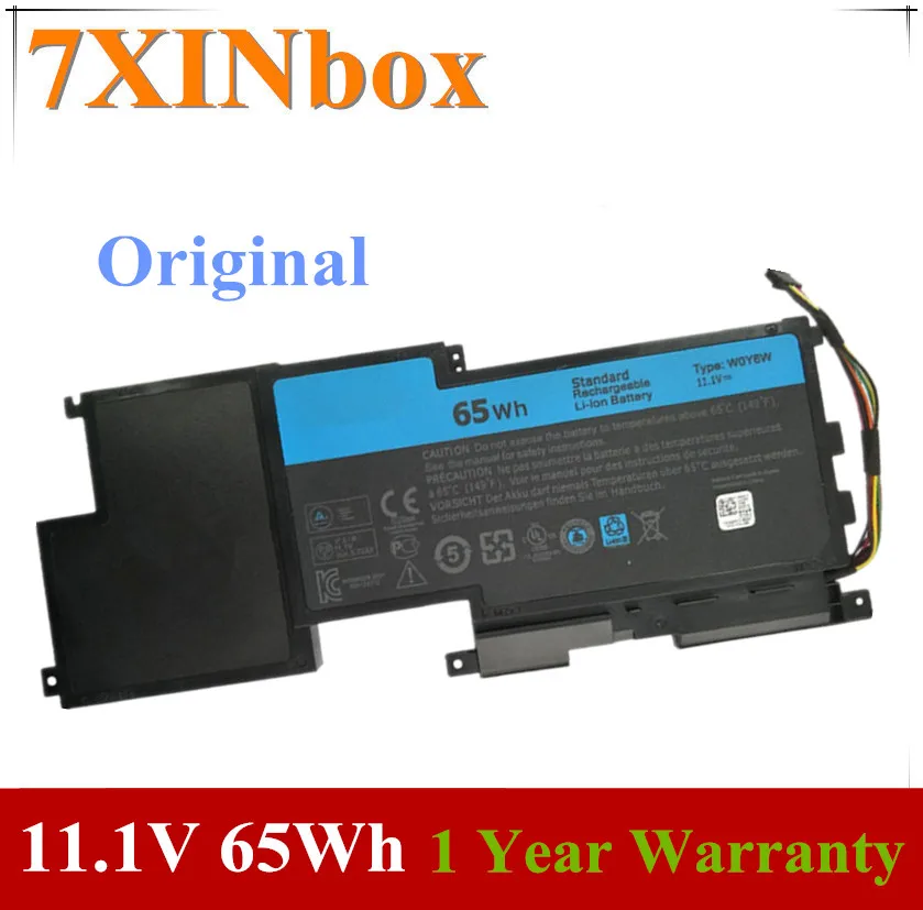 7xinbox 11 1 V 65wh оригинальный W0Y6W Аккумулятор для ноутбука Dell Latitude XPS 15 L521X WOY6W 9F233 3NPC0