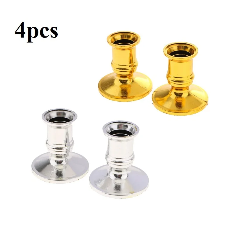 2 шт./4 шт. пластиковые подсвечники свадебное украшение подсвечник домашний декор