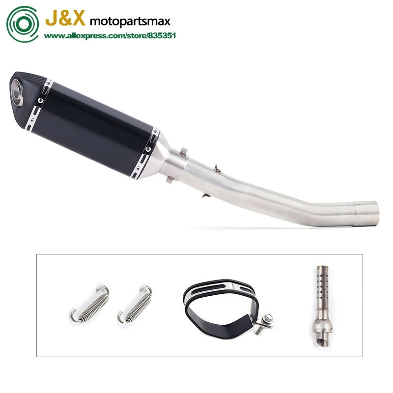 Полная выхлопная система мотоцикла Modifid переходник соединение Среднего изгиба