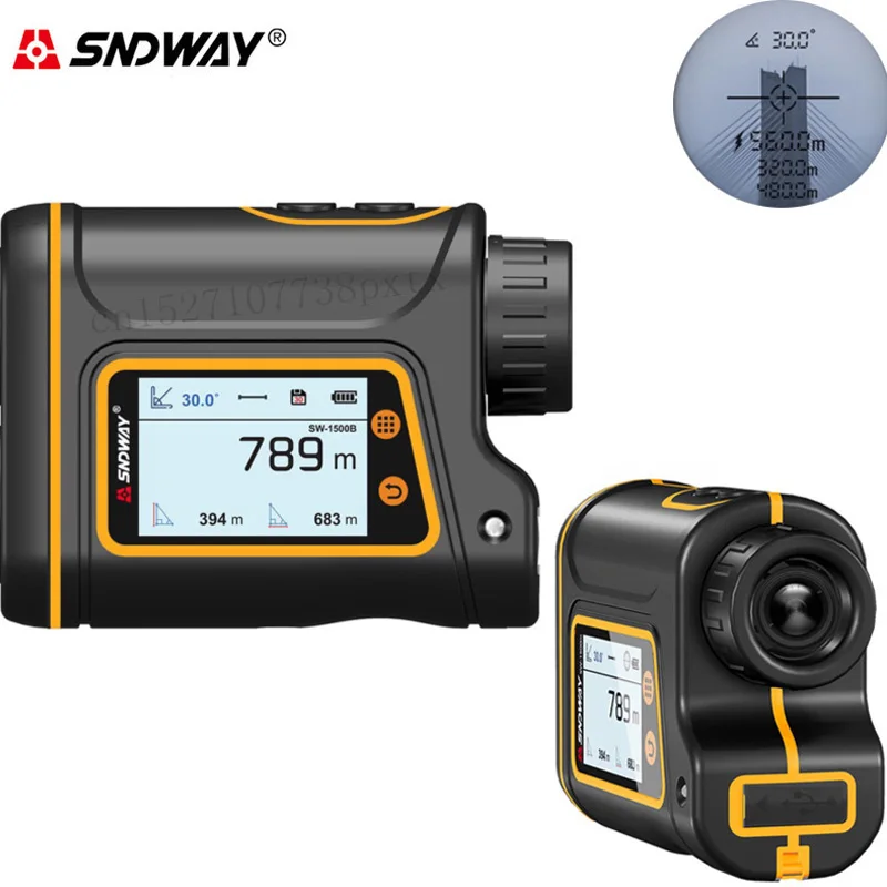SNDWAY дисплей экран телескоп лазерный дальномер 7X монокулярный для гольфа охоты