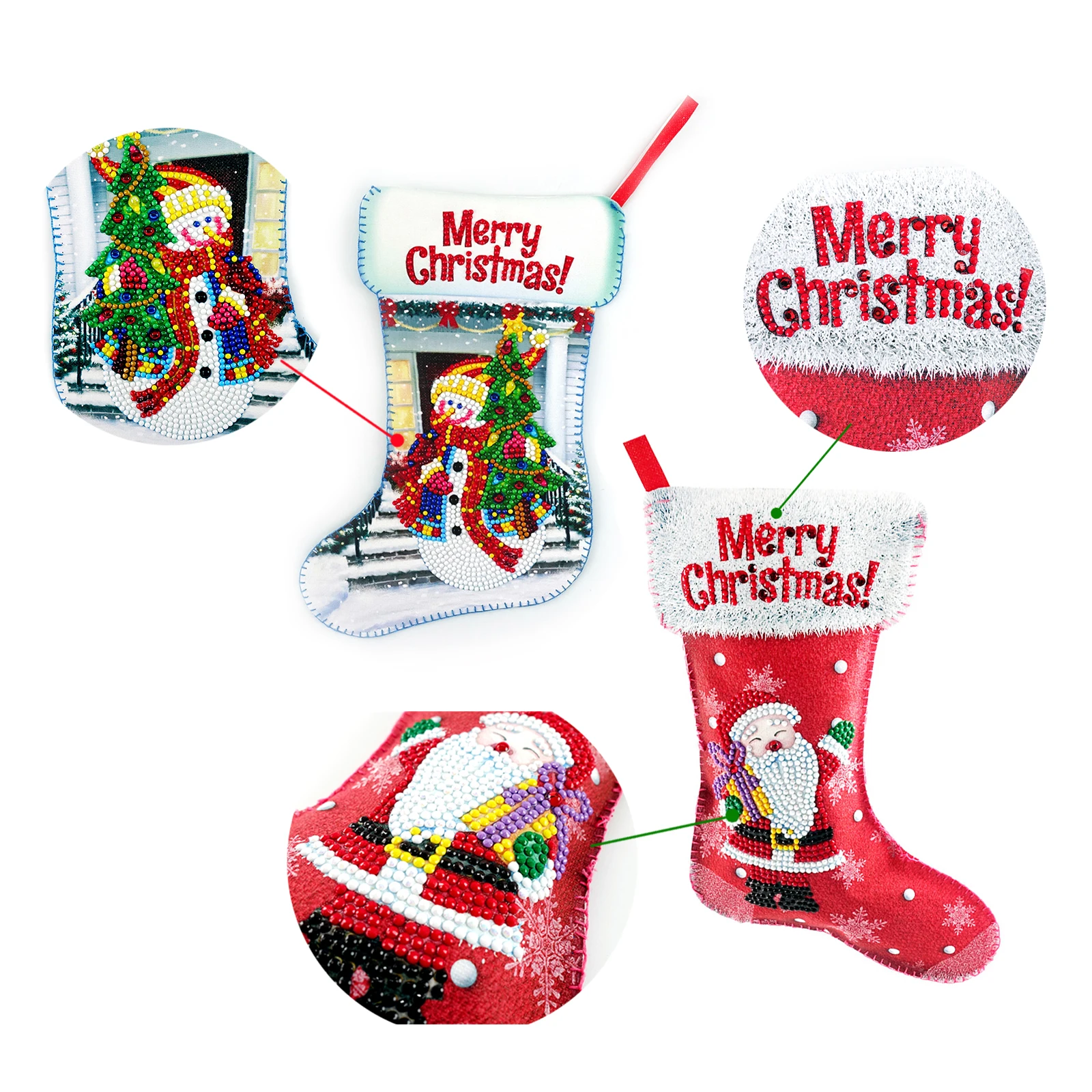 

Рождественские украшения своими руками рождественские подарочные пакеты алмазные картины рождественские чулки конфеты игрушки ручной ра...