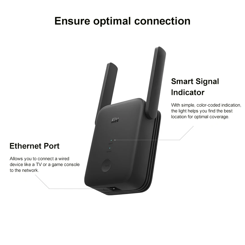 Ретранслятор Wi-Fi-сигнала Xiaomi Mi AC1200 2 4 ГГц 1200 Мбит/с | Компьютеры и офис