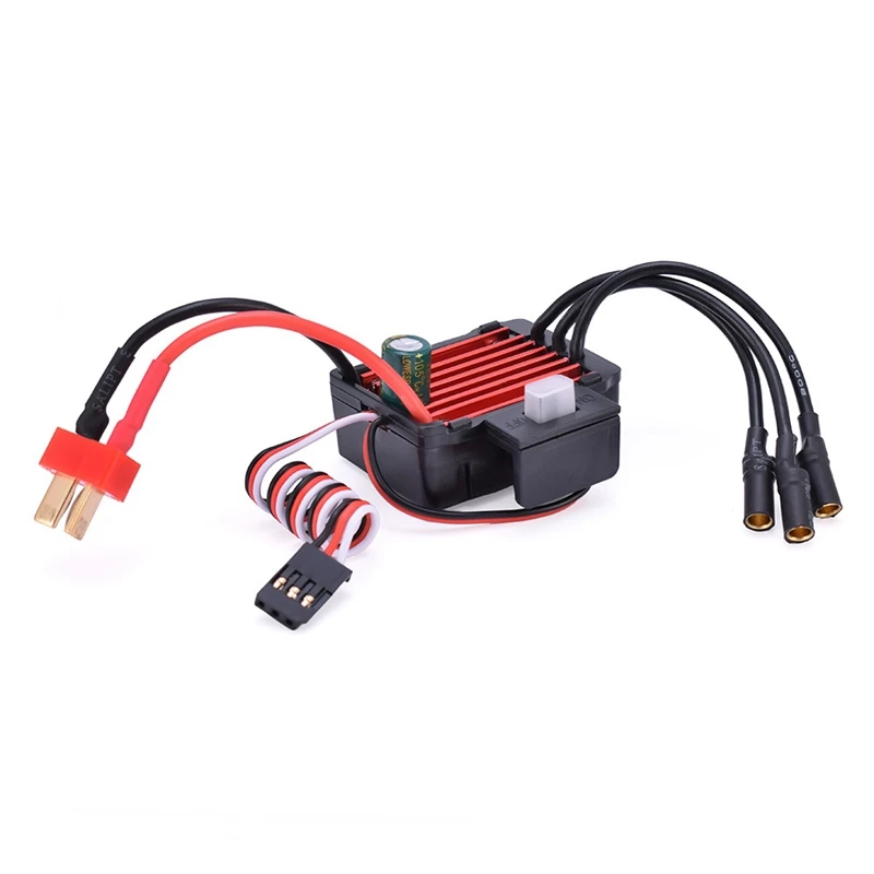 

GTSKYTENRC Waterproof 25A ESC Electric Speed Controller for RC 1/16 1/18 1/20 RC Car for 2030 2040 2430 2435 2440 2445 Motor