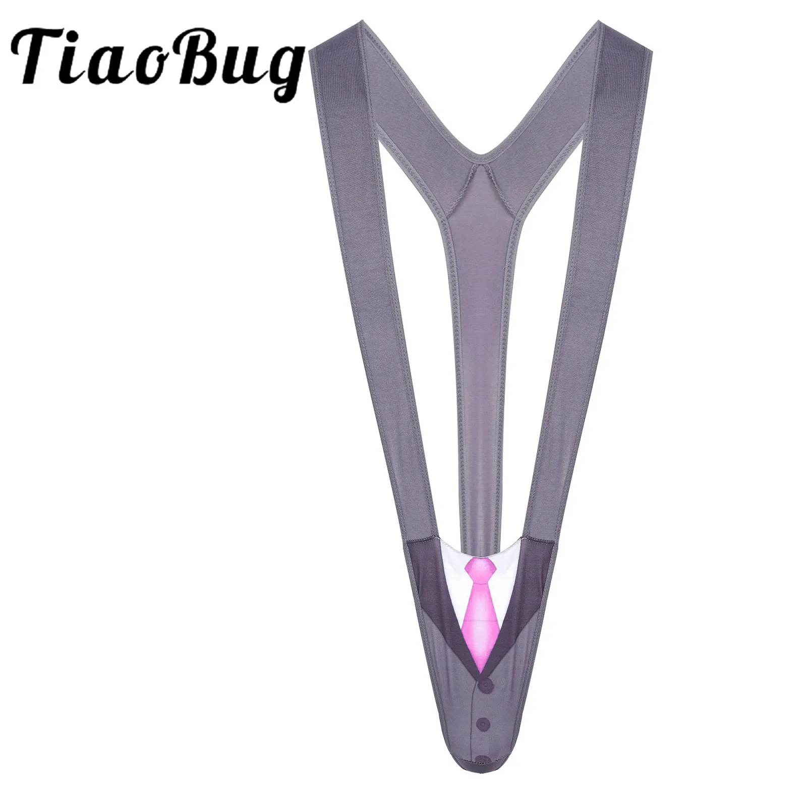 

Mens Mankini Suspender Bodysuit Sexy Underwear One-piece Temptation Thong Erotic Lingerie Swimsuit Gay Mens Sex Costumes