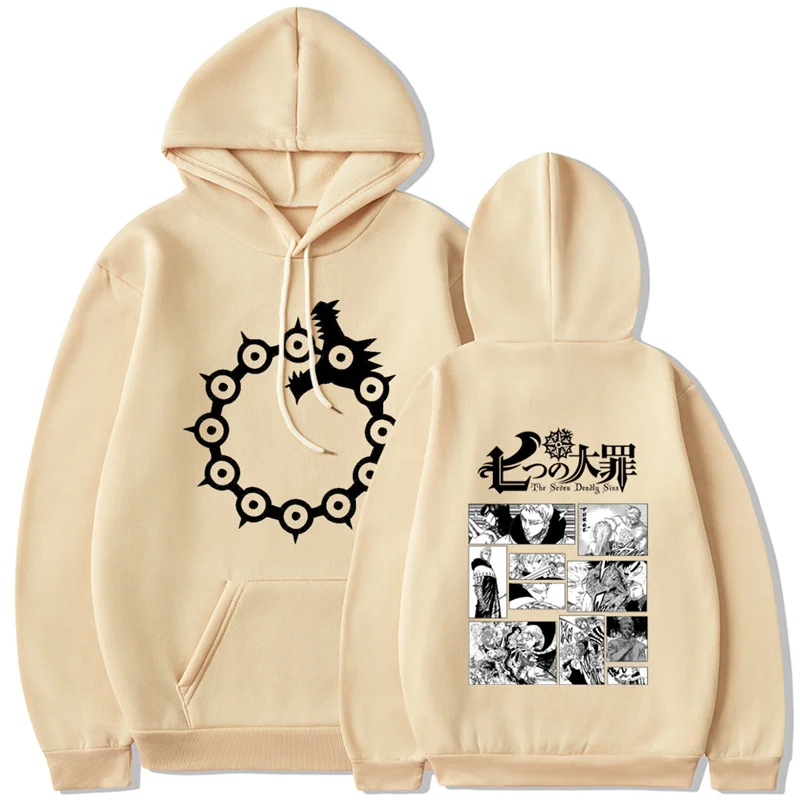 

Long Sleeve Sweatshirt Hoodis men plus size women oversize unisex pullovers solid color Cartoon print tops Autumn winter