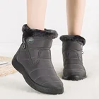 Новинка 2020, женские ботинки, зимние ботинки, водонепроницаемые теплые плюшевые зимние ботинки, обувь 44