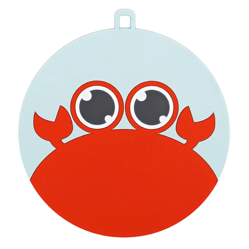 

justdolife Cartoon Silicone Coaster Thickened Universal Table Bowl Mat Animal Coaster Insulation Placemat Cup Bowl Mat