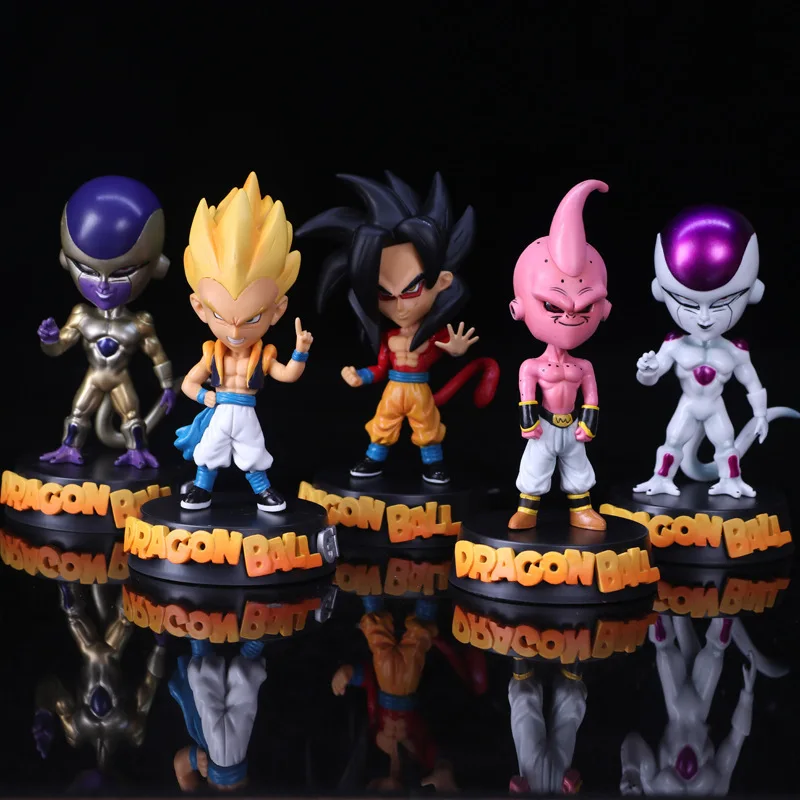 5 Стиль в стиле аниме Драконий жемчуг зет милый Сон Гоку Супер Saiya 4 golden Frieza Буу