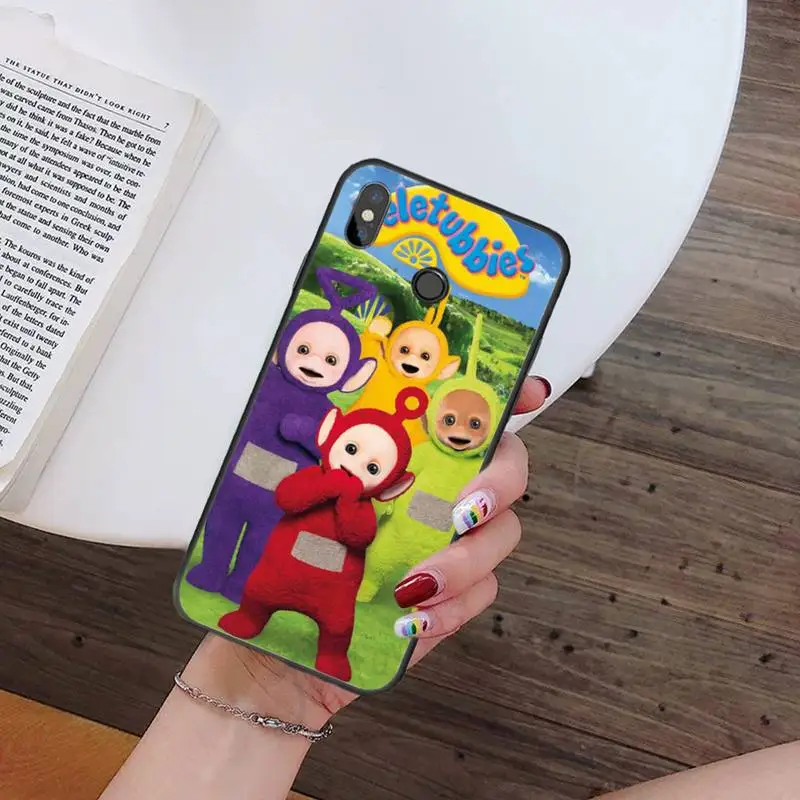 

cute cartoon Teletubbies Phone Case For Xiaomi Redmi mi note max 3 5 6 8 9 10 t S SE lite pro Soft Silicone Shell Cover Funda