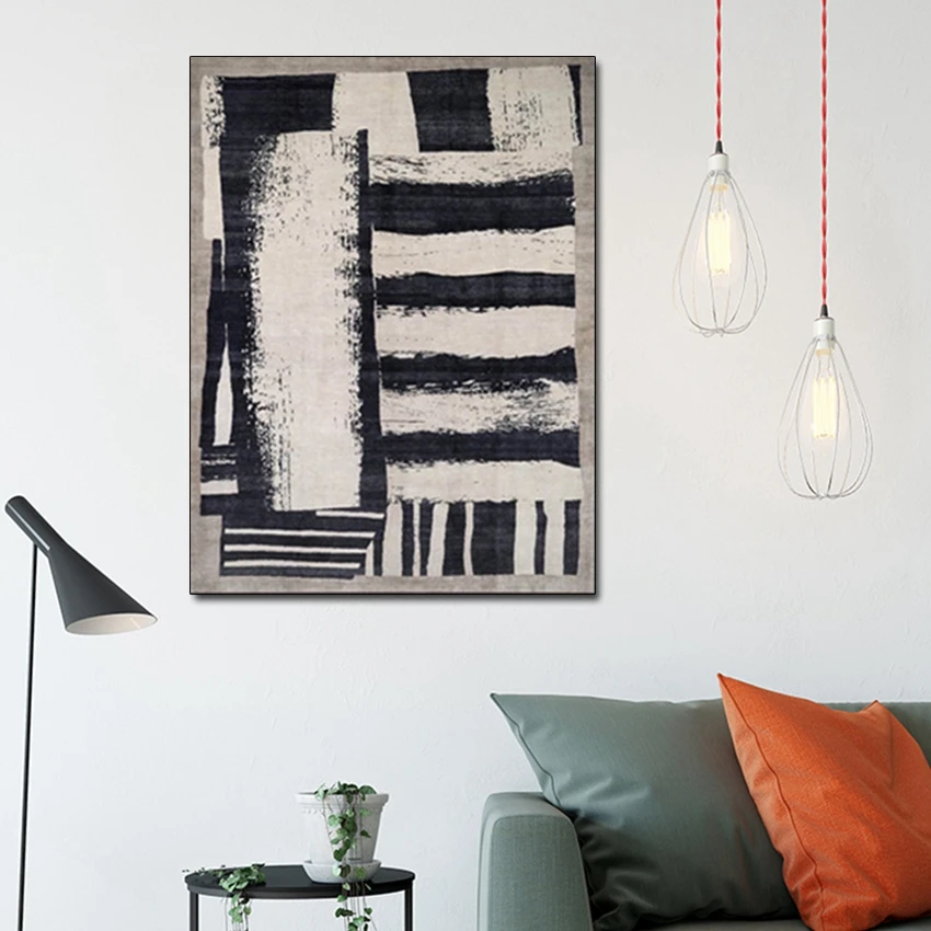 Простые абстрактные дизайне по низкой цене 100% ручная роспись маслом на холсте