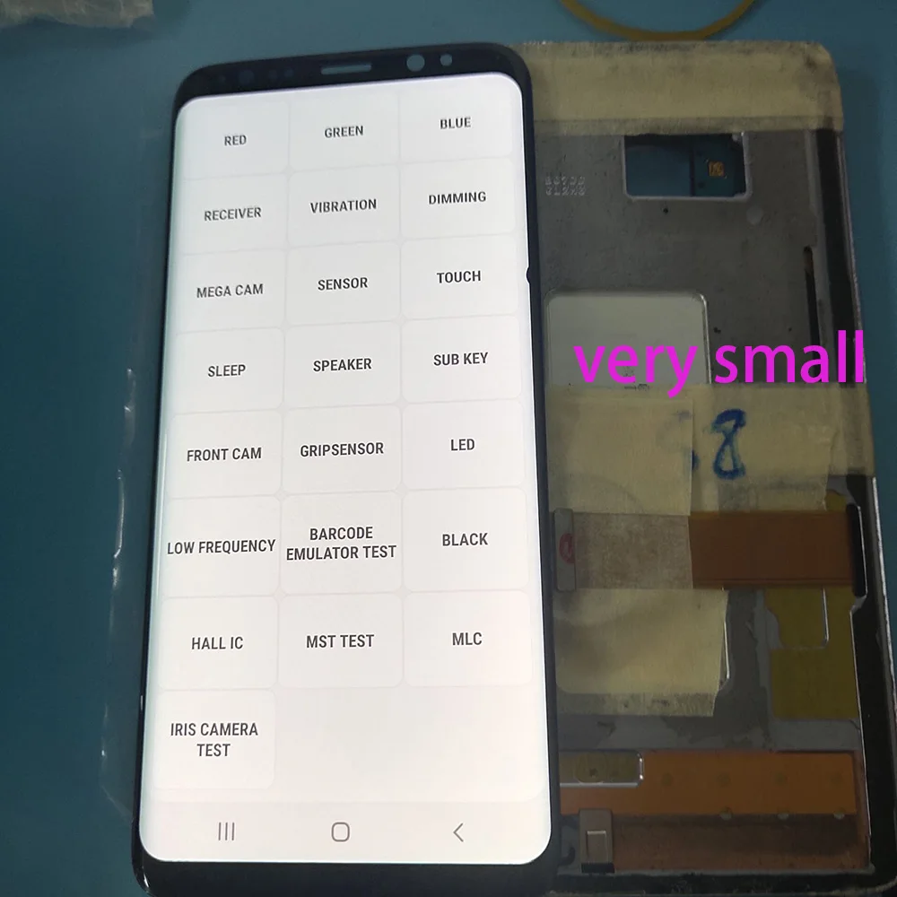 Точки AMOLED без рамки для Samsung Galaxy S8 + G950F G955F S9 S9Plus G960 G965F S10 S10Plus ЖК-дисплей сенсорный