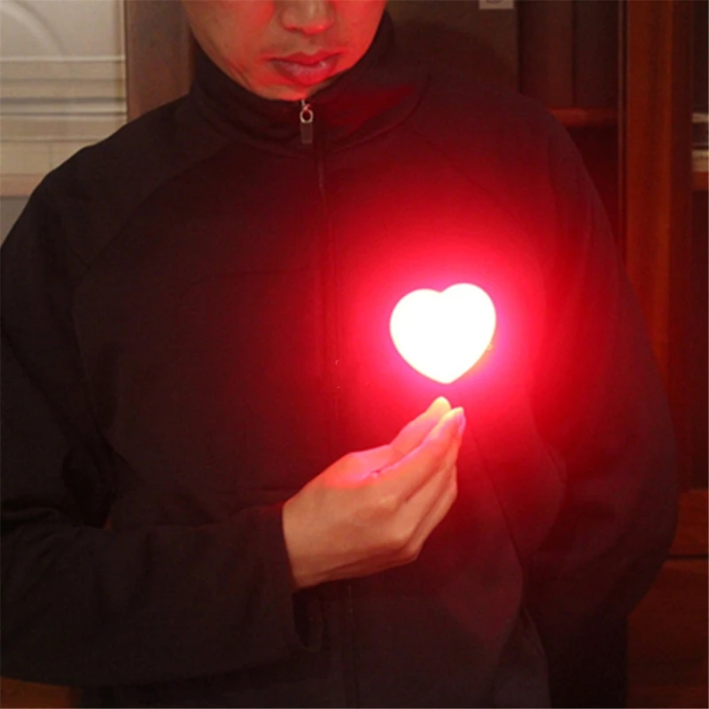 

Heart Shape Light Glowing Toy Magic Toy Used With Glowing Fingers Thricks Kids Toy Stage