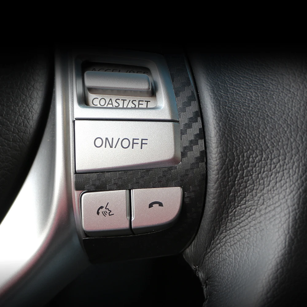 Автомобильная наклейка на панель рулевого колеса Zeratul из углеродного волокна для