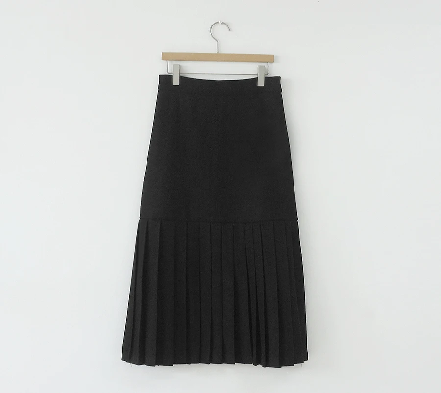 

Plaid Women Skirts thick black new Autumn Spring Plus Size Knee Length Skirt Female Vintage Suede Skirts Jupe Femme Faldas Mujer