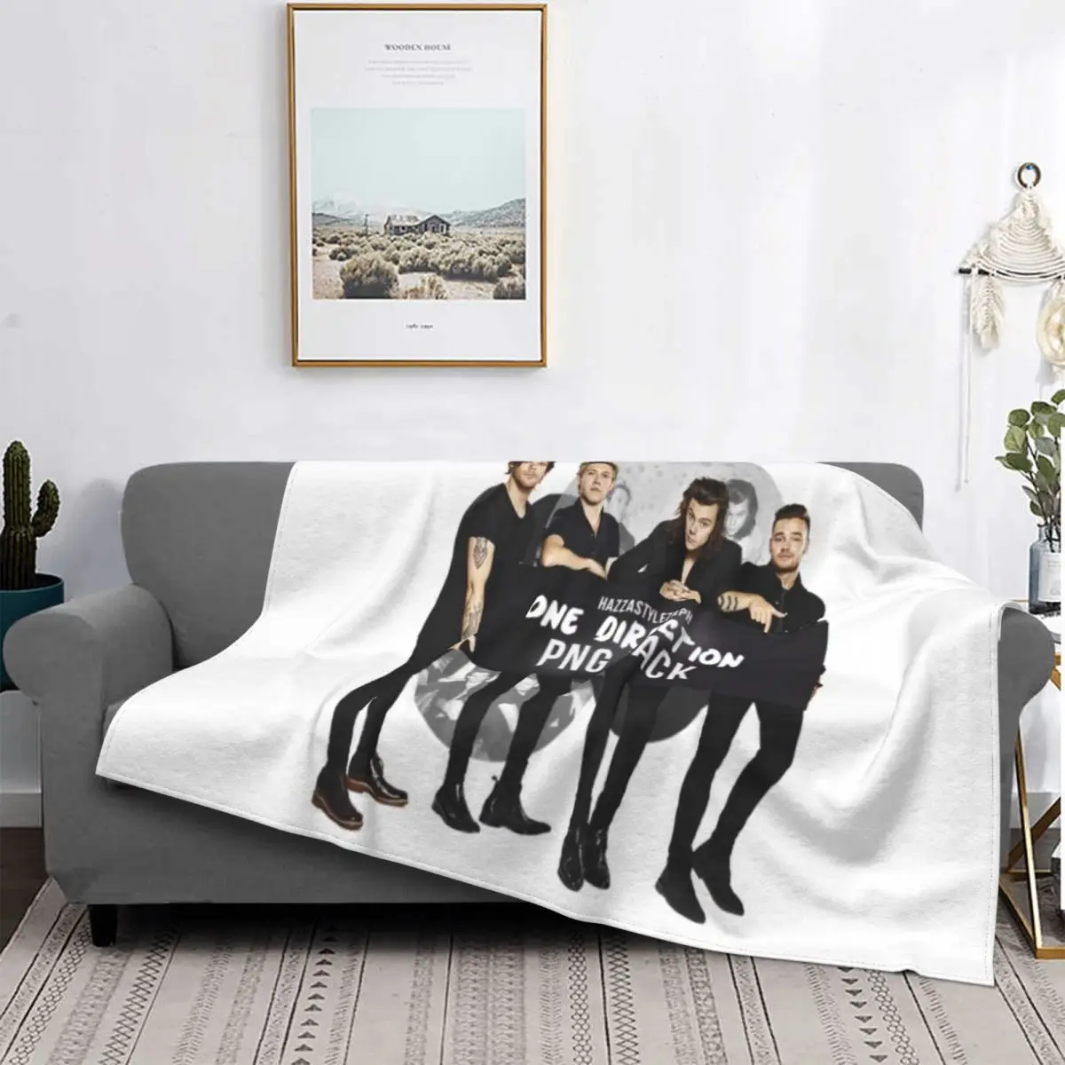 

One Direction 1520 Blanket Bedspread Bed Plaid Love Polar Plaid Cast Sofa Cotton