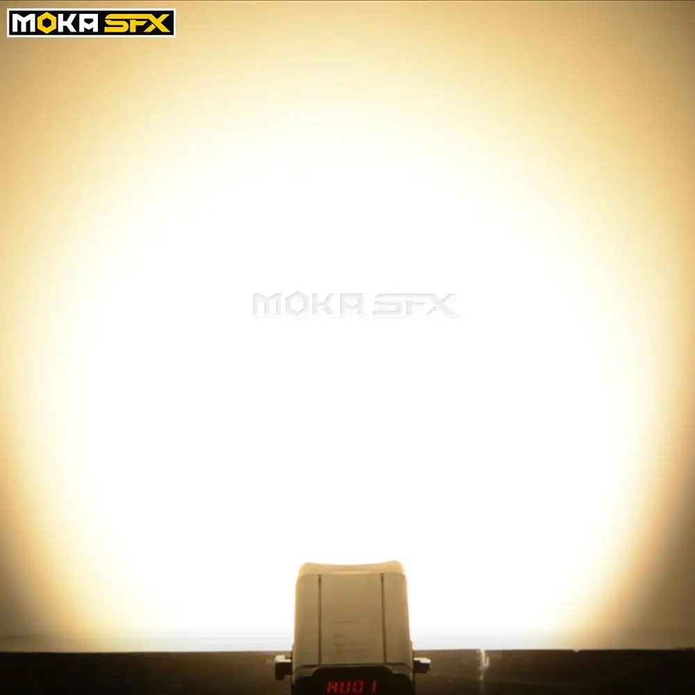 Испанский доставка по России 100 Вт COB Par Light LED Walm White Blinder мини Led Can для концерт
