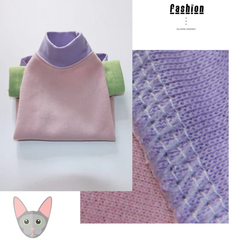 

Sphinx Hairless Cat Clothes Devin Cat Winter Clothes 100% Cotton Soft Sweater Winter Sweater