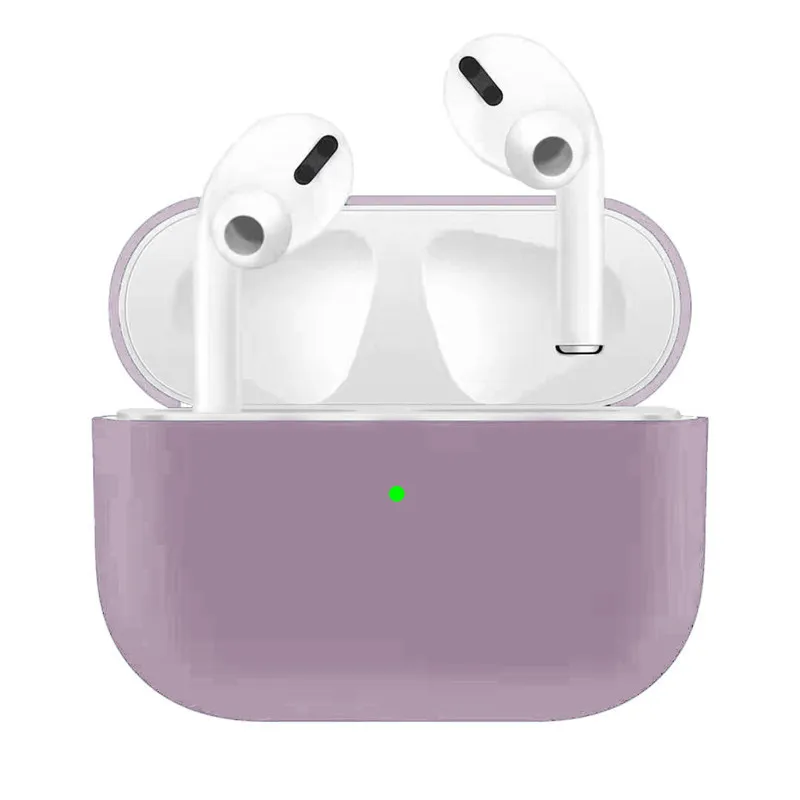 Чехол из жидкого силикона для беспроводных наушников Airpods Pro чехол Air Pods защитный