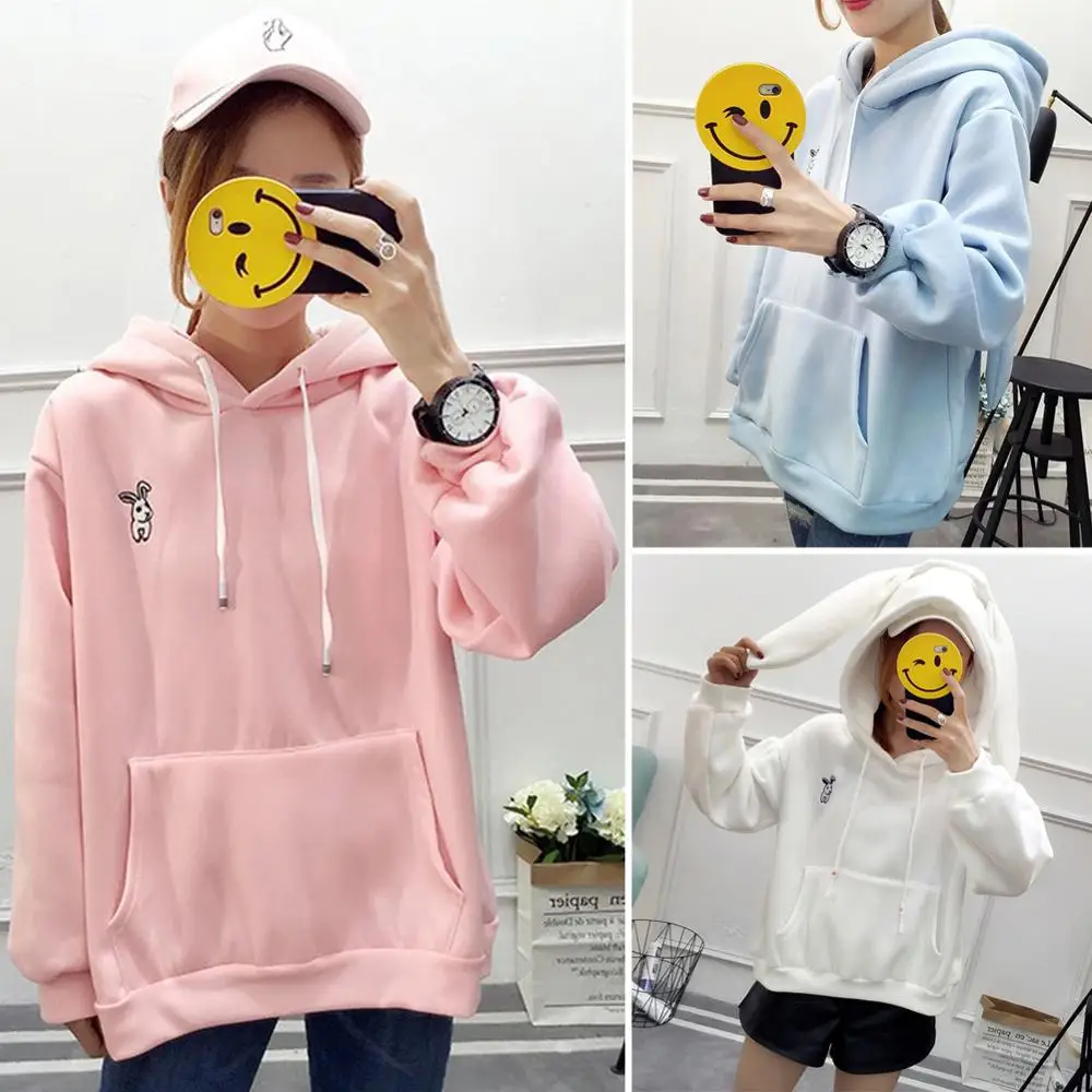 Женская толстовка с капюшоном 2020 Толстовка С Карманами на шнурке пуловер