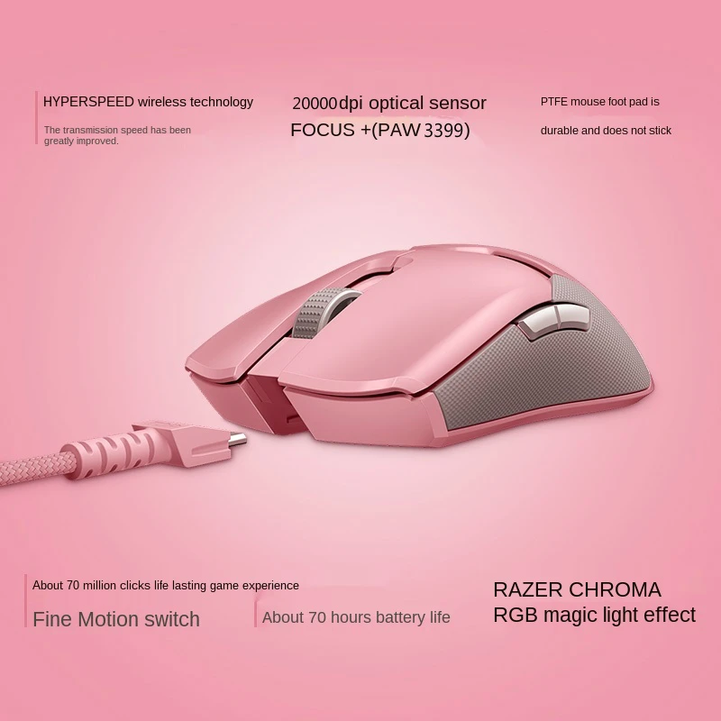 Ультралегкая Беспроводная игровая мышь Ultimate 20000DPI с оптическим датчиком