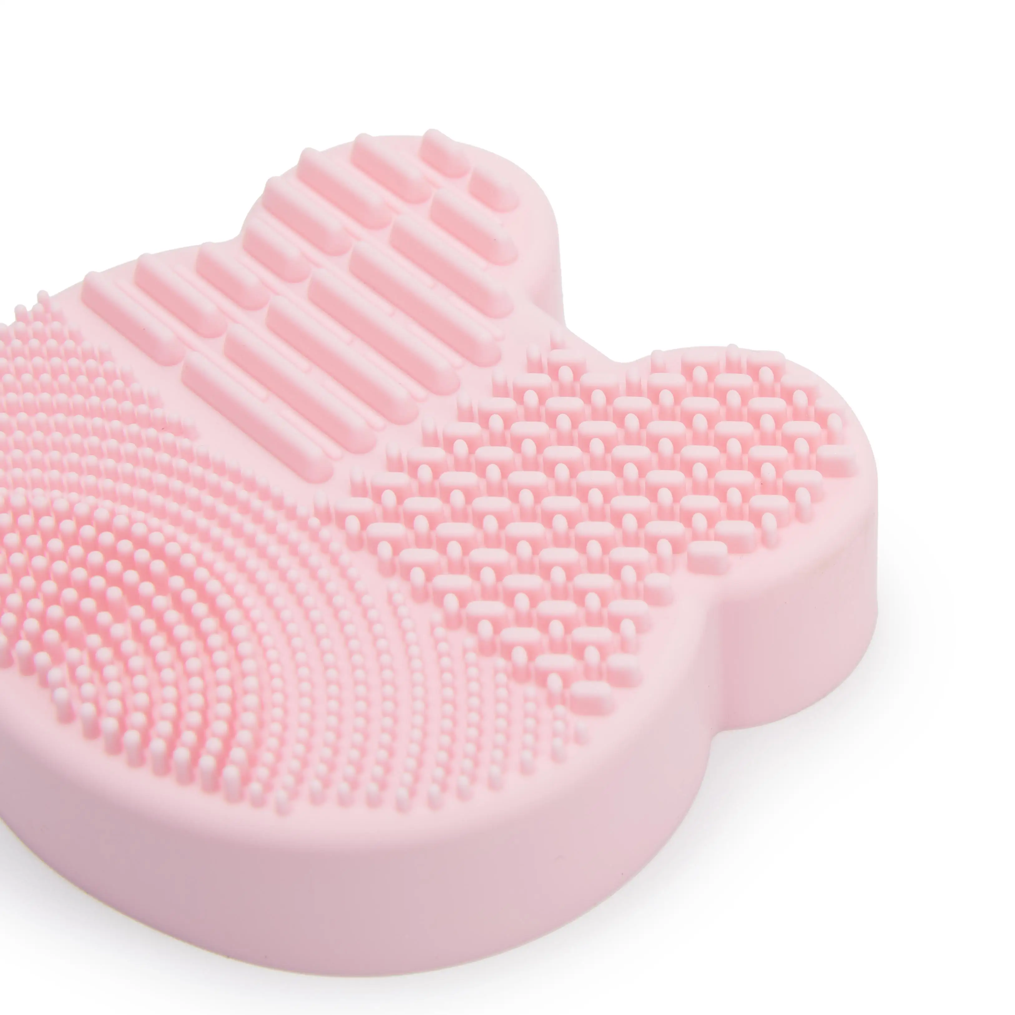 

Bearhead Shape Makeup Brushes Cleaner Box Washing Brush Pad Silicone& Sponge Made Eye Shawdow Cosmetic Stain Removal Clean Tool