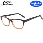 Женский синий светильник SASAMIA, оправа из ацетата с защитой от вредных лучей, оптическая оправа для очков