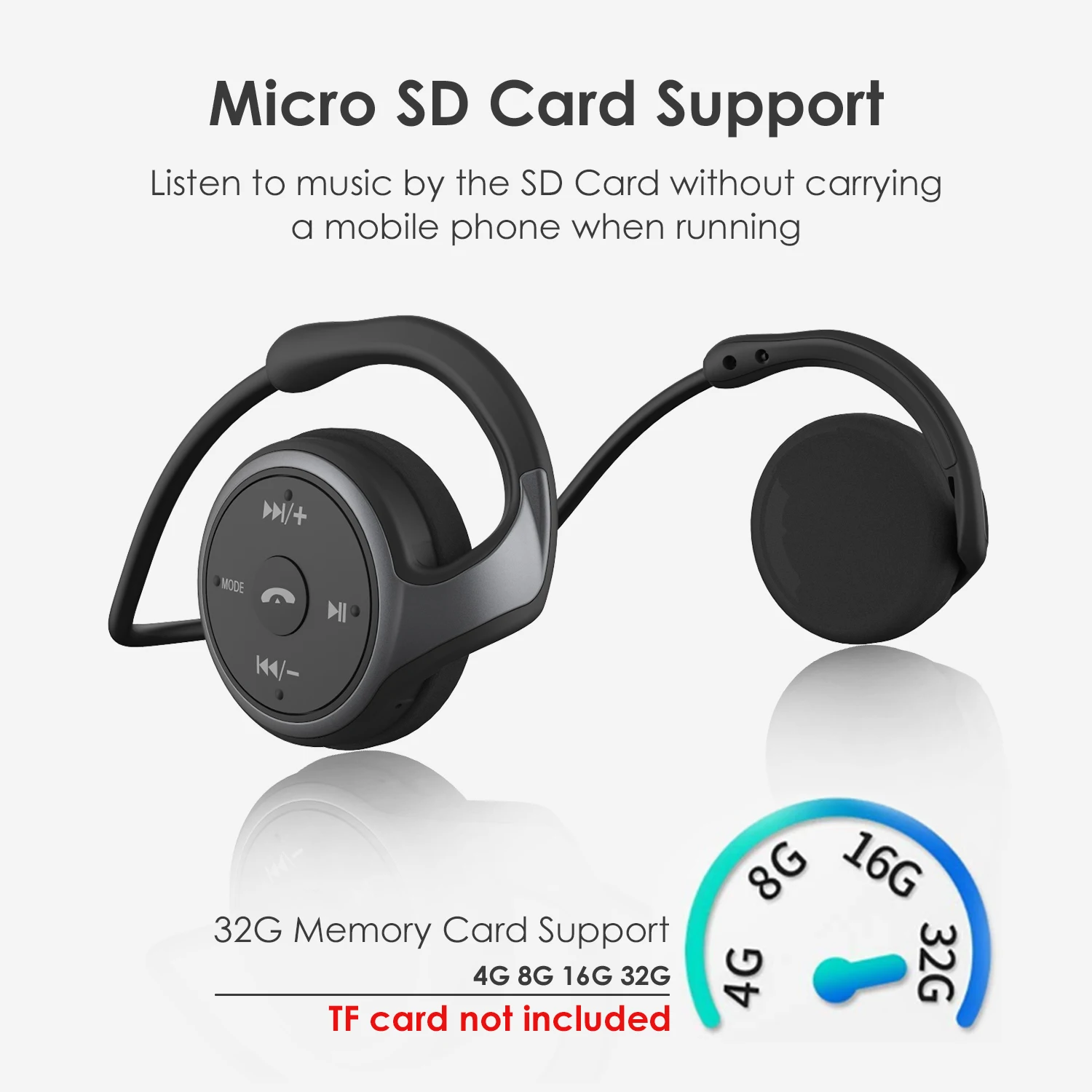 Bluetooth 5 0 гарнитура с шейным ремешком для спорта на открытом воздухе беспроводные