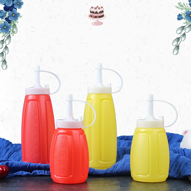 Пластиковые бутылки для специй салатов фруктов джема 200 мл 300 400 2 шт.|Соусники| |